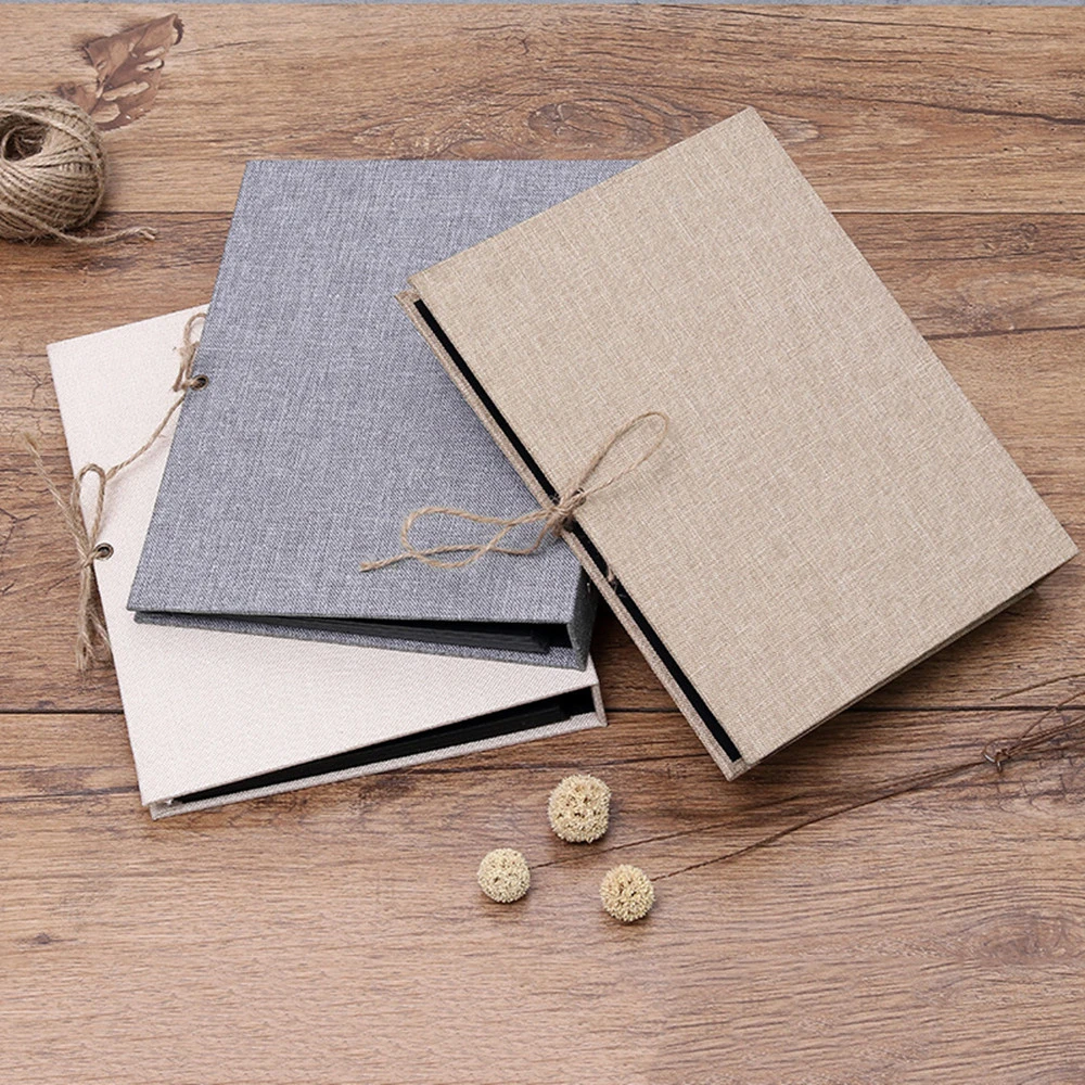 Eco-Friendly Recycled Black Paper Blank DIY Photo Album